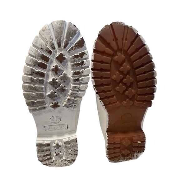 Timberland White and Black Lace-Up Boots size 10M - Picture 8 of 8